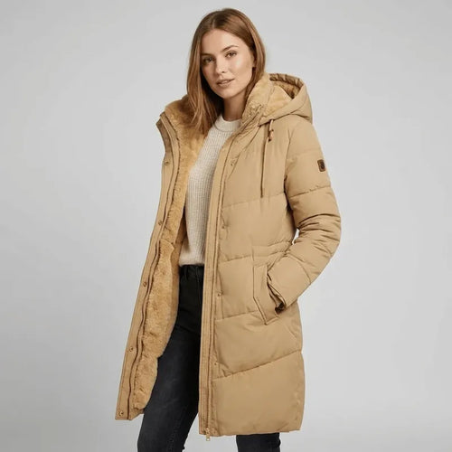 Faux Fur-Lined Hooded Parka Snowlisse