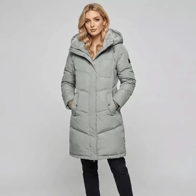 Faux Fur-Lined Hooded Parka Snowlisse