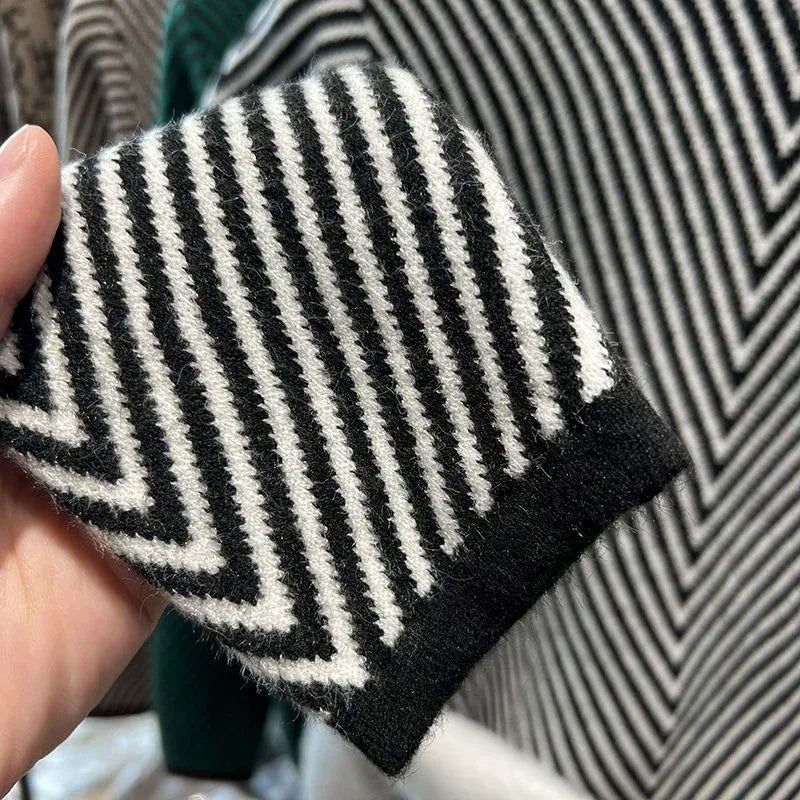 Riscá Diagonal Stripe Sweater