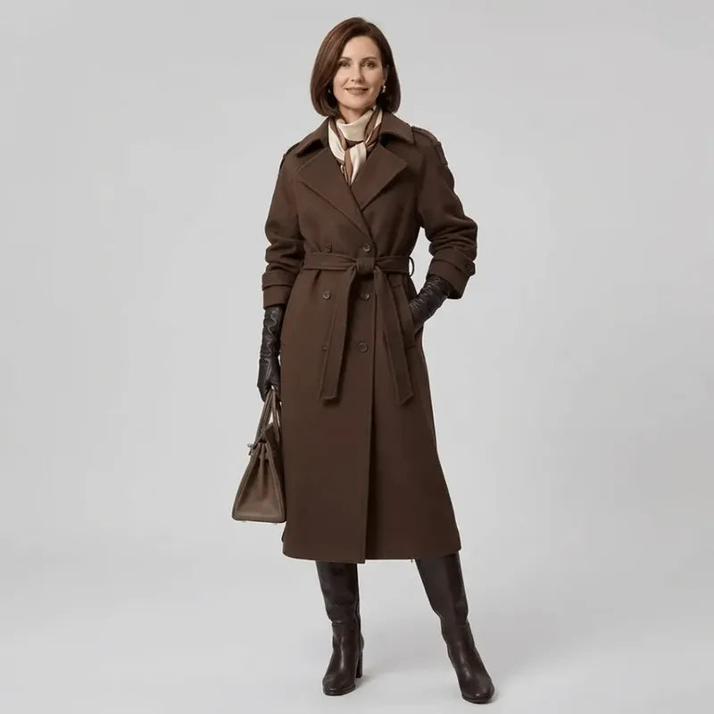 Swiss Long Belted Coat Snowlisse